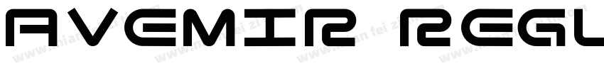 avemir regular字体转换